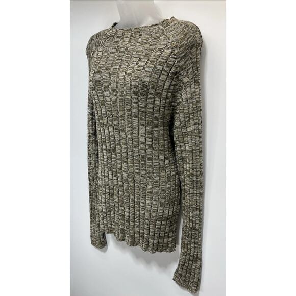 Sag Harbor Sport Green Sweater - Size XL Long Sleeve Marled - Picture 2 of 6